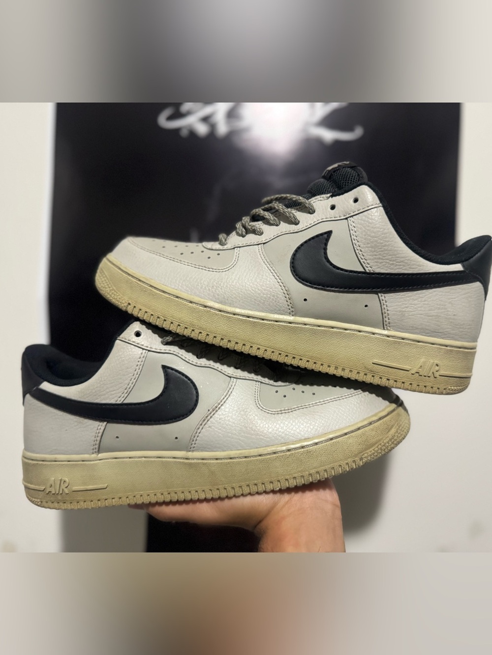 Nike Air Force 1 low Pale Grey size 9.5